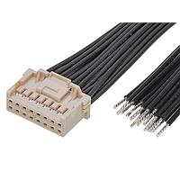 Molex 221956-1164 Discrete Wire iGrid-to-Pigtail (OTS) Cable Assembly Dual Row 600mm Length 16 Circuits Natural