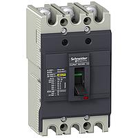 Schneider EZC250H3100 MCCB, 3P, 100A, 36kA, 415VAC