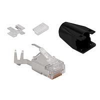 Stewart Connector SS-39200-110 Modular IP20 Modular Plug  Cat6a  8P 8C  Shielded  .037"-.042" Conductors  .250"-.270" Overall OD  Bulk
