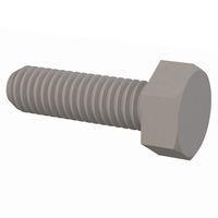 Essentra Components 50M060100J020 Machine Screw Hex Unslotted Bolt, M6 X 1 Thread, 20mm Lg