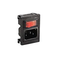 Bulgin BZV03/Z0000/16 Inlets C14 IEC INLET VS FH DP NEON SW
