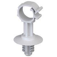 Essentra Components SCCBH-SE-10-19 Cable Clamps Standoff Clamp, 10 mm Spacer, Natural
