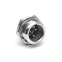 Amphenol Audio AG5MCC Miniature XLR Connector 5 Pole Mini XLR  Chassis Mount G Type Male Machined Contacts Nickel Finish