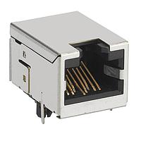 Stewart Connector SS-6488-NF-SB04 Modular Modular Jack Standard Horizontal (90) 8P 8C Unshielded Shorting Bar