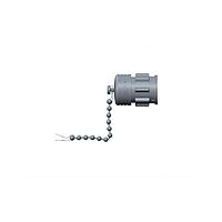 Amphenol LTW CAP-WACFLPB1 Accessories Ceres, Waterproof Cap With Chain, Plastic, 2 Points Lock, Female Connector