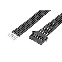 Molex 219657-2051 Discrete Wire Pico-Lock F-S OTS Cbl Assy SR 100mm Au 5Ckts Blk
