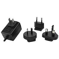 CUI Inc SMM12-6-KB-P5R Wall Mount AC Adapters ac-dc, 6 Vdc, 2 A, SW, multi-blade, no blades, P5 rt center pos, level VI, MED, black