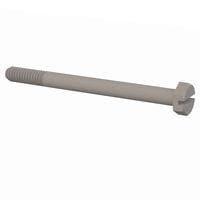 Essentra Components 3225020300 Slotted Hex Slotted Hex Screw, 1/4-20 Thread, 3 Lg