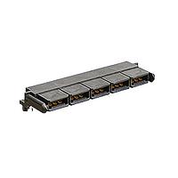 Molex 45984-6921 Power to the Board EXTreme LPH-Power Receptacle Header, Right Angle, 6 Power Contacts, Select Gold (Au) Plating, for 2.36mm (.093") Thick PC Board