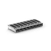AMP Connectors - TE Connectivity 2294408-2 zSFP+ ZSFP+ 1X8 CAGE ASSY PRESS-FIT LP HS