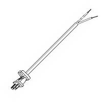 Volex 17205 10 B1 No Receptacle Power Cord 18/2 SVT 6ft 1-15P ROJ SM