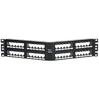 Panduit CPPA48FM6BL Wire Ducting & Raceways Mini Com Angled 48 port Flush Mount 6 pa