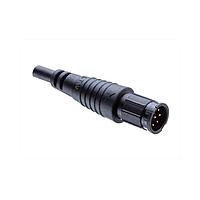 Amphenol LTW BD-03AMMM-LL6A03 Sensor Cables / Actuator Cables Ceres, Standard Size, Plastic, 5A, 03 pins, Male Connector, Male Contact, Straight, 2 Points Lock, Overmolded, Length 3000mm, IP66