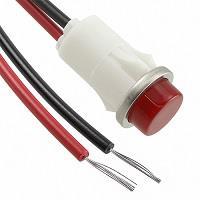 VCC 1051C1 Neon Panel Mount Indicators RED DIFFUSED 1/2" MOUNTING HOLE