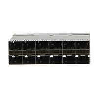 AMP Connectors - TE Connectivity 3-2347721-1 Cage Assemblies SFP56 STACKED 2X6 RECEPTACLE ASSEMBLY
