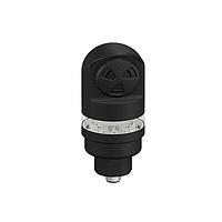 Banner Engineering TL50BLBAOS Tower Lights Beacon Tower Light: 1-Color Sealed; Omnidirectional Continuous Audible Indicator; Voltage: 12-30 V dc or 24 V ac; Environmental Rating: IP67; Input: Bimodal; Colors: Blue; 2 m (6.5 ft) Integral Cable