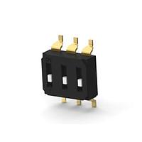 P&B 2319848-3 DIP Switches END STACK DIP 3P G RECESS TUBE