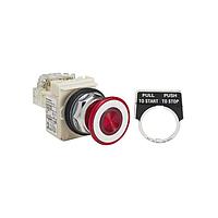 Square D 9001KR9P35LRRH13 Pushbutton Switches PSH BTTN 600VAC 10A 30MM, Type K