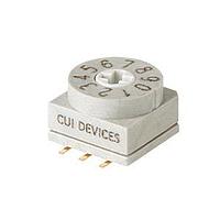 Same Sky (formerly CUI Devices) RDS3-10S-1065-SMT-TR DIP Switches 10 Position Surface Mount 2.54 mm Pitch Flush Cross Actuator
