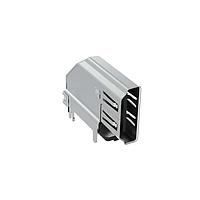 Amphenol Commercial Products G45AA19171083HR HDMI, Displayport & DVI Connectors HDMI2.1, A, Upright Dip, 15u"gold, H=16.4, Nickel Plated with Mylar, HDMI ID