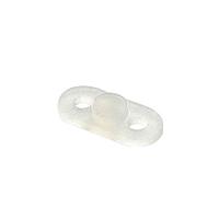 BIVAR 300-100-075 Insulator Perm-O-Pad Cap Mount .18x.09x.075 Nat Ny