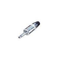 REAN NYS225-U Phone Connectors 1/4" MONO SPEAKER SHIELDED NK/SIL REAN
