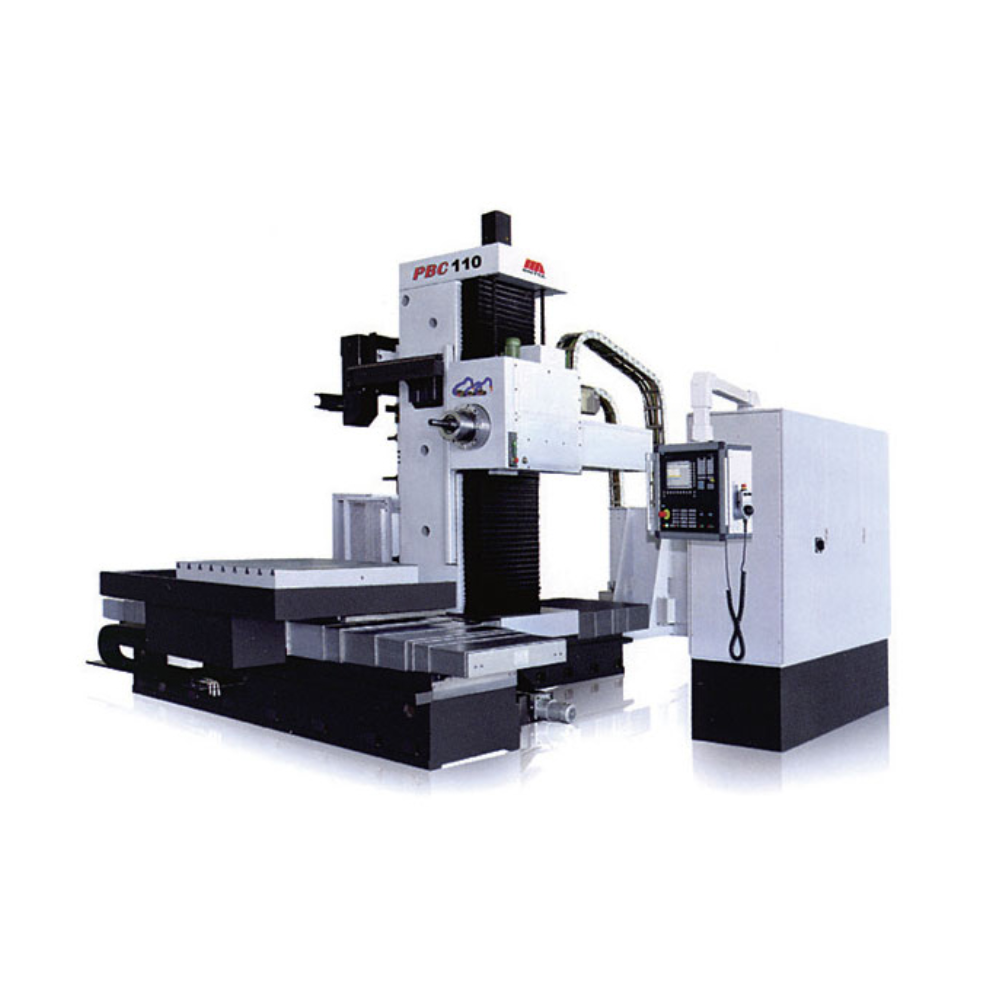 Industrial boring machine repair and maintenance work in a machining environment