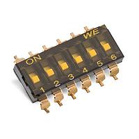 Wurth Elektronik 418121160806 DIP Switches WS-DISV DIP Switch