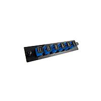 Megladon Manufacturing AP-LGX-SCU-BL-6 Adapter Panel Fiber Adapter Panel, Mating Adapter Panel, LGX Footprint, SM, 6ct, SCUPC