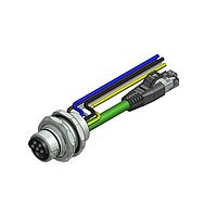 Amphenol CONEC 57-02388 Ethernet Cables / Networking Cables ENP-17-1-FSH2PST4PEDBU4-45S-RS8.33-1/1/G6/150/034