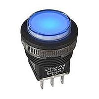 NKK Switches LB16SKW01-1F-F Pushbutton Switches STD SIZE PUSHBUTTON ILLUMINATED/SNAP-IN