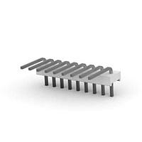AMP Connectors - TE Connectivity 640453-9 Unshrouded FLAT HEADER 9P Right Angle Post tin