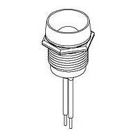 Lumex SSI-LXR4915SYD-150 LED Panel Mount Indicators 10mm Chrome 6" Yel