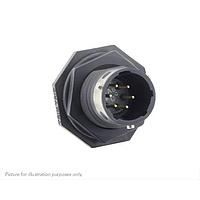 Eaton Souriau-Sunbank UTGX710E6P Receptacles Jam nut receptacle, without backshell, with 6 male solder contacts, IP68/69K in unmated conditions