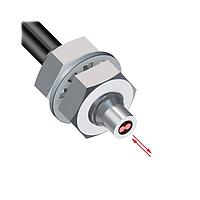 Banner Engineering PBT415U Inline Fiber Optic Plastic Fiber, Diffuse Reflective; Core Dia.: 1 mm; Fiber Length 5 m; Thread; Free cut