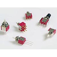 E-Switch 700SP7B10M1REHC2BLK Pushbutton Switches ON-(ON)SPDT BLACK