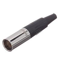 Amphenol Audio AG3M Miniature XLR Connector 3 Pole Mini XLR Cable Connectors G Type Male Machined Contacts Nickel Finish
