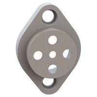 Essentra Components 21PTC01032 Transistor Cover Transistor Cover, TO-3, 1 Hole