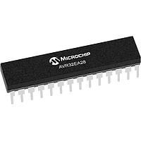 Microchip Technology AVR32EA28-I/SP MCUs 32KB, RWW, 4KB RAM, 28p SPDIP, 85C, 20MHz, CFD, 12b ADC, PGA, 2xComp, DAC, 3xUART, SPI, TWI