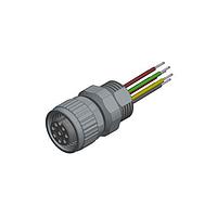 Amphenol CONEC 43-01495 M12 Female Socket SAL-12-FKD8-0.05-12