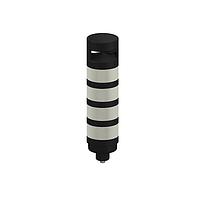 Banner Engineering TL70GYRBAQ Modular Tower Light TL70 Tower Light; Black Housing: 4-Color Audible Indicator; Voltage: 12-30 V dc; Environmental Rating: IP65; Input: Bimodal; Colors: Green Yellow Red Blue; 8-pin M12 Integral QD