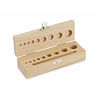KERN 354-430-200 Wooden box for weight sets (Cylindrical/compact, 1 g - 100 g)