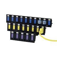 OMEGA MBS-12 Bezel Strip Mounts for Miniature Thermocouple Connectors (ANSI, Miniature Female Thermocouple Connector)