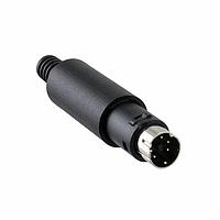 Adam Tech MDP-005 Plugs CONN PLUG MALE MINI DIN 5P SILV