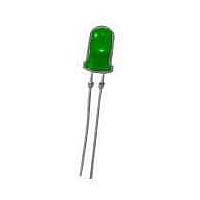 Lumex SSL-LX5093LGD-TR Single Color LEDs Grn 30mcd 5mm Diffused 60 Deg