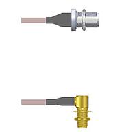 Amphenol Custom Cable Q-1U02P0005024i RF Cable Assemblies N-SJB/SMA-RJB G316 24I