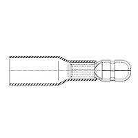 Raychem - TE Connectivity B-106-7401 Wire Terminals H/S-BULLET TERM 22-18 RED .150