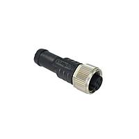 Amphenol LTW MSAS-04BFFM-SL8B30 Sensor Cables / Actuator Cables M12 Circular Metric Connector, A Code, Metal, 4A, 04 pins, Female Connector, Female Contact, Straight, Screw Thread, Overmolded, Length 30000mm, IP68 / IP69K