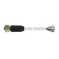 Murrelektronik 7000-17041-2920500 Connectors M12 FEMALE 0, PUR 8x0,25 GRAY, drag ch 5m