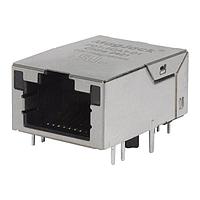 Bel Fuse P01-1CA1-01 Connectors 1X1 GIG TAB UP LP W/ LED